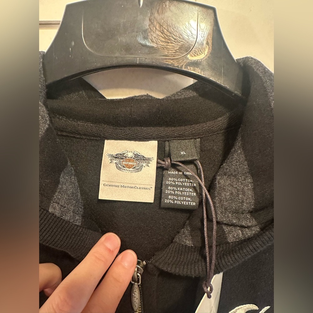NWT Harley Davidson Zip Up - Picture 3 of 7